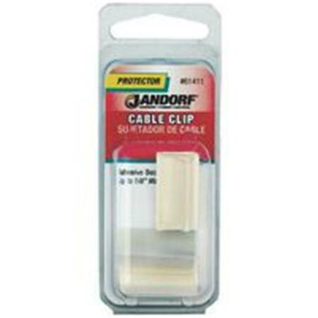 JANDORF Cable Clip Adhesive 18 In 61411 3394673